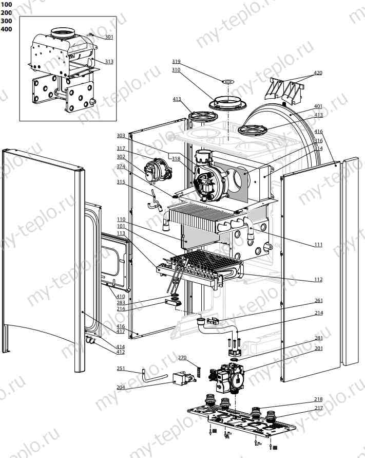 Запчасти Ariston CLAS X 24 FF купить в Ульяновске