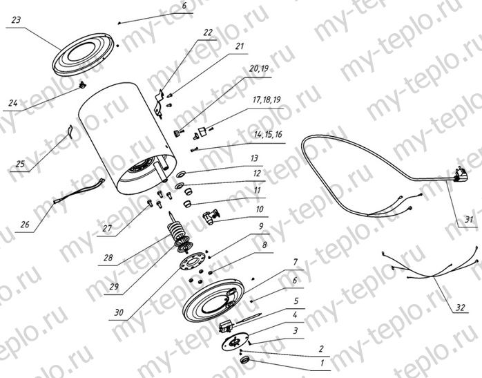 запчасти Термекс IR 5-10 V