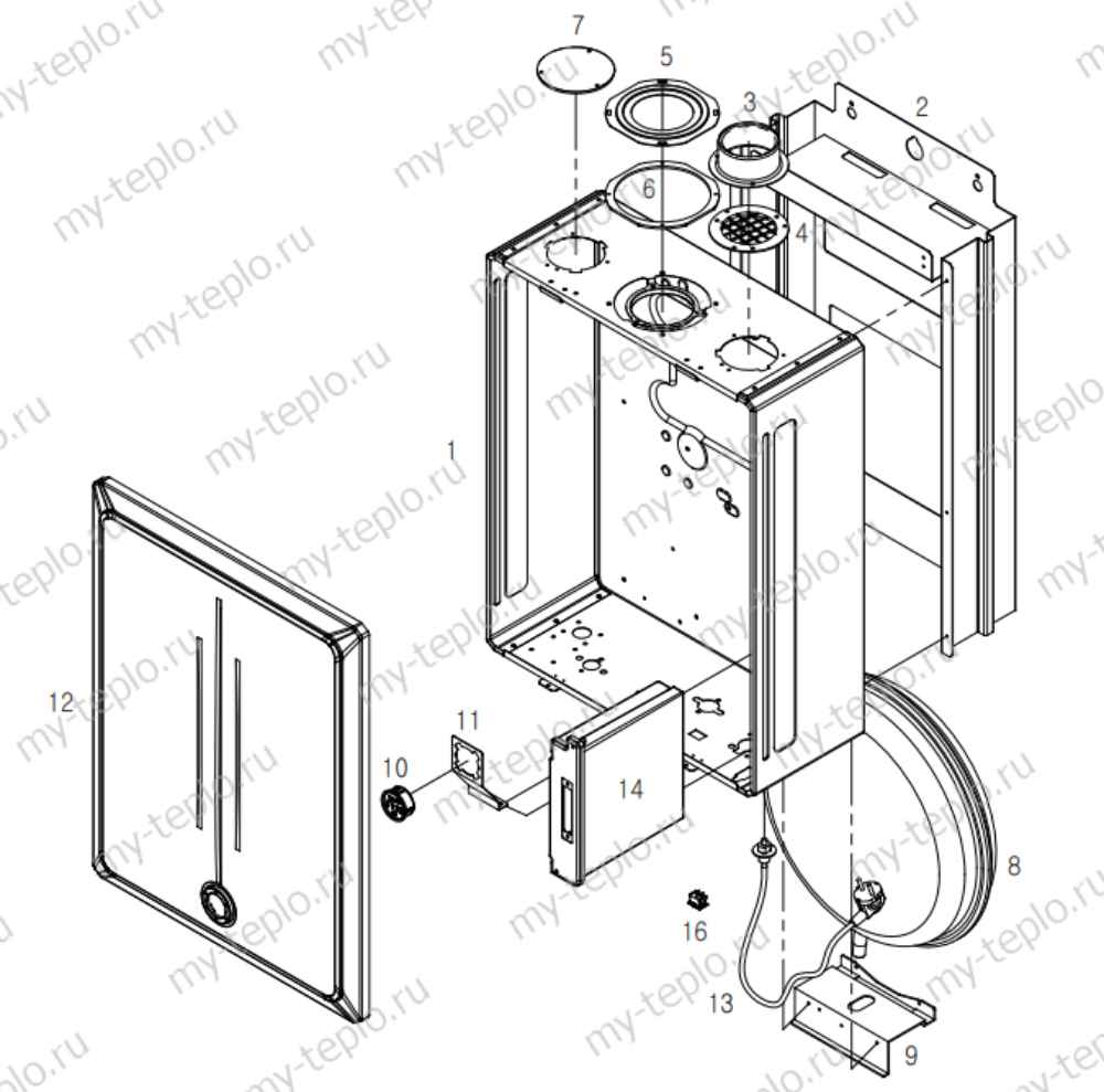 daewoo котел запчасти купить в Ульяновске