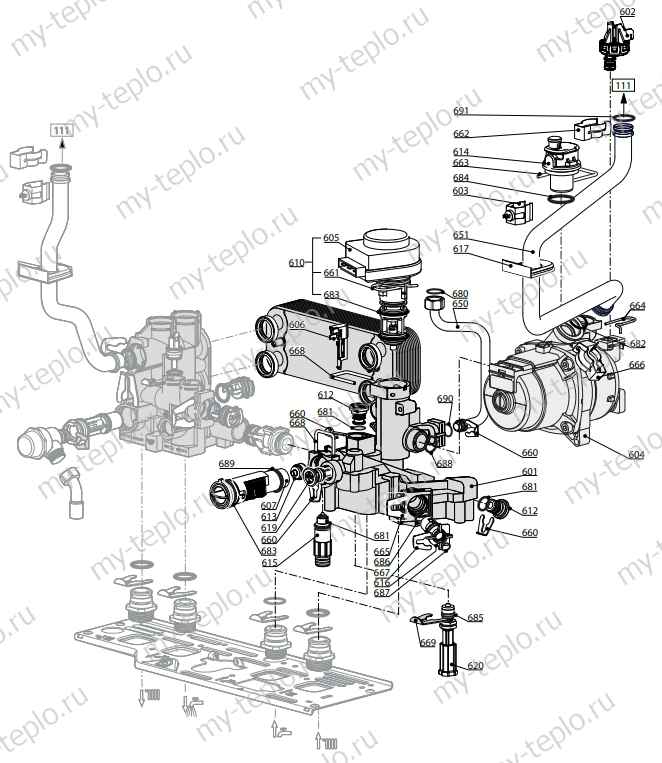 Запчасти Ariston BS II 24 FF купить в Ульяновске