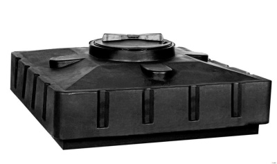 Бак для душа Aquatech 120 (чёрный) (950х950х305) (Douche120)