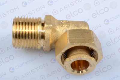 Ariston патрубок подключения гвс (60000891)